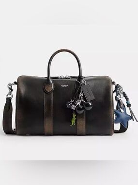 Coach Compass Bag 35 — Loved Leather with Charms — NWT